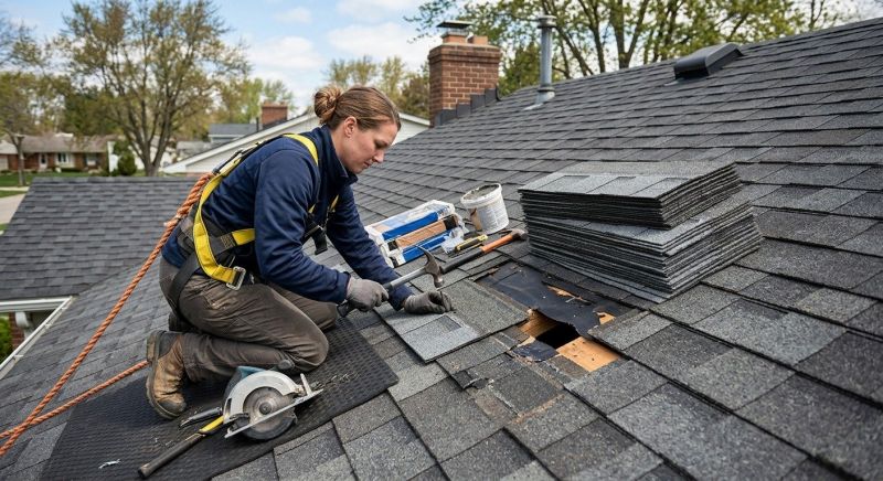 A Frame Roof Repair in Oxford, MI