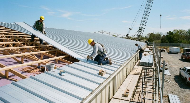 Aluminum Roof Installation in Commerce Township, MI