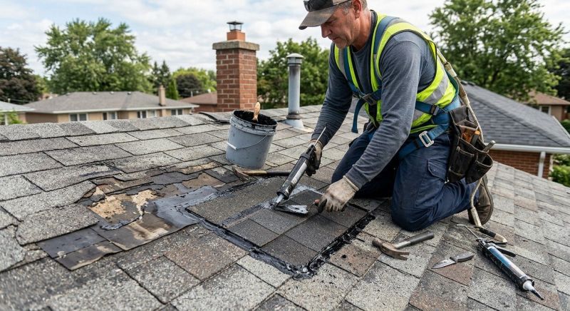 Asphalt Roof Leak Repair in Rochester, MI