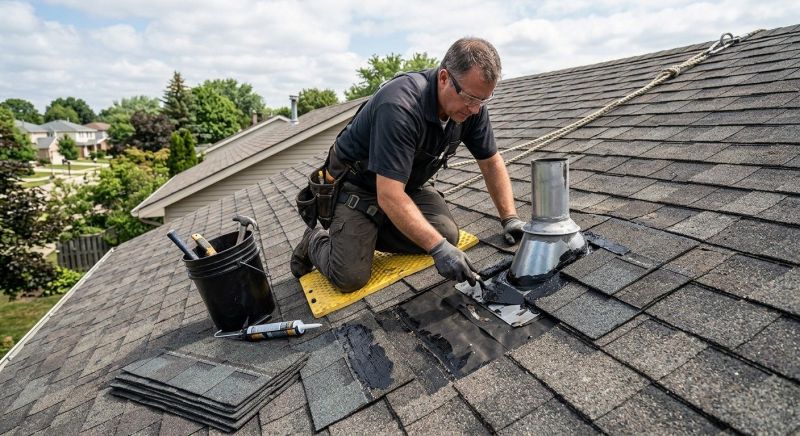 Asphalt Roof Leak Repair in Sterling Heights, MI