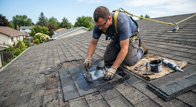 Asphalt Roof Leak Repair in Sterling Heights, MI