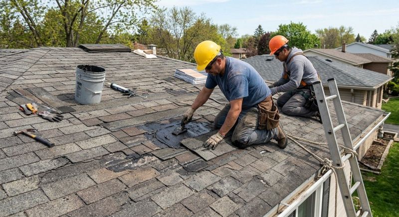 Asphalt Roof Repair in Dryden, MI