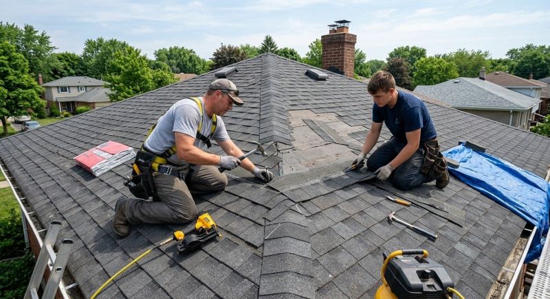Asphalt Roof Repair in Lake Orion, MI