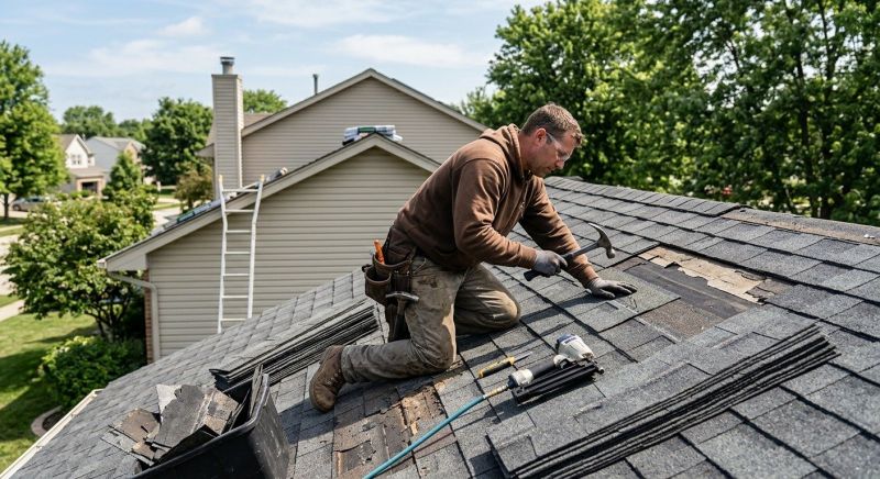 Asphalt Roof Repair in Otisville, MI