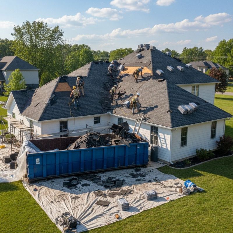 Asphalt Roof Replacement in Waterford, MI