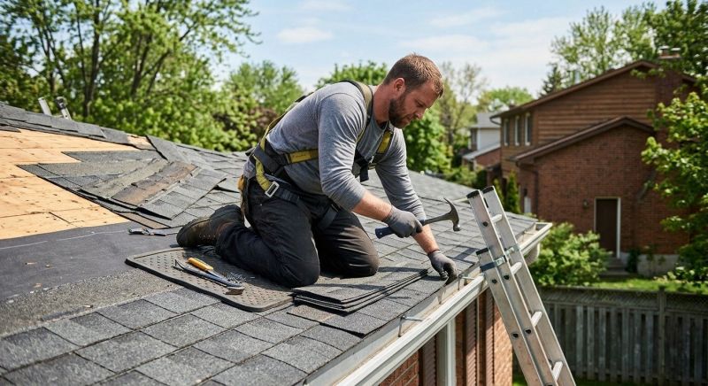 Asphalt Shingles Repair in Clinton Township, MI