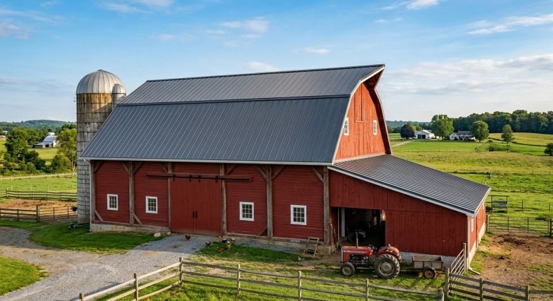 Barn Roof Replacement in Franklin, MI