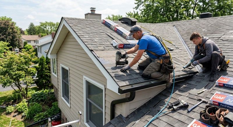 Collapsing Roof Repair in Oxford, MI