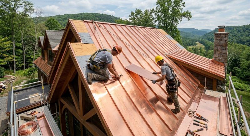 Copper Roof Installation in Oxford, MI