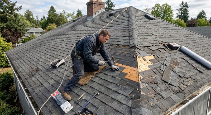 Damaged Roof Repair in Armada, MI