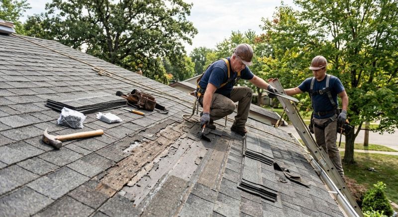 Damaged Roof Repair in Commerce Township, MI