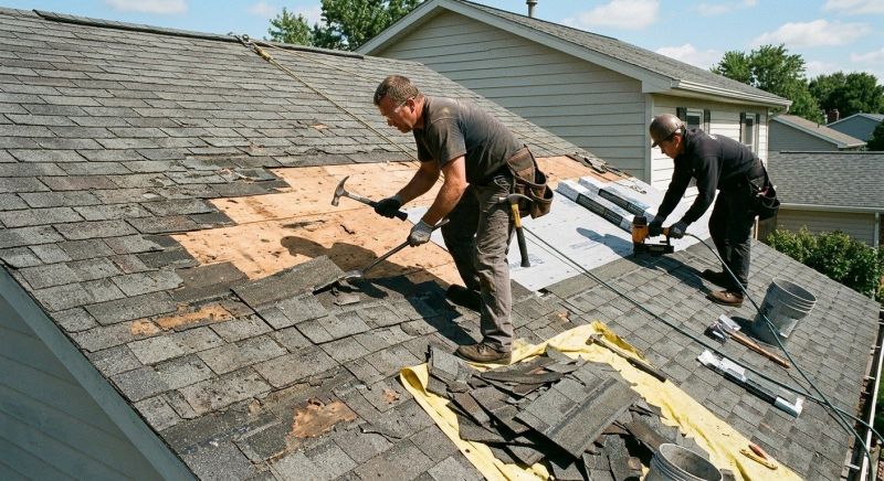 Damaged Roof Repair in Franklin, MI