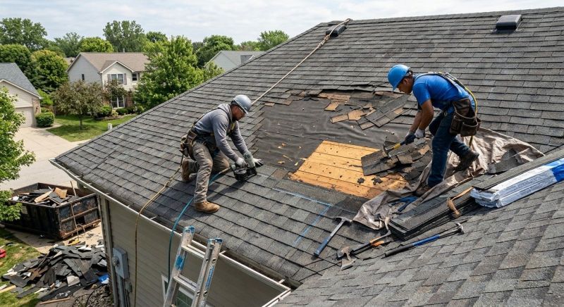 Damaged Roof Repair in White Lake, MI