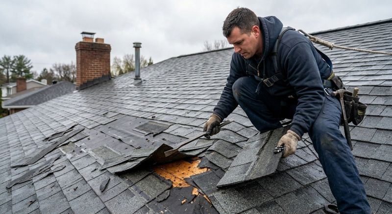 Damaged Roof Replacement in Waterford, MI