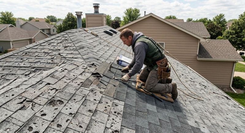 Hail Damage Roof Repair in Pontiac, MI