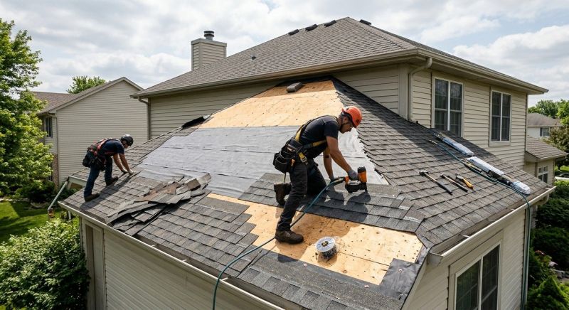 Hip Roof Shingle Replacement in Oxford, MI
