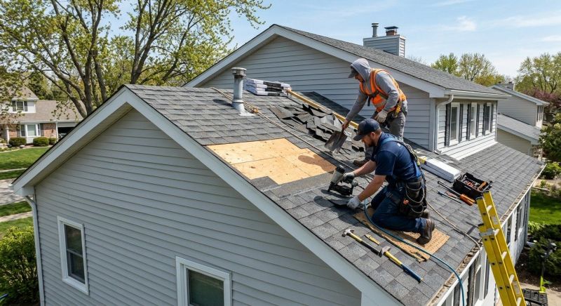 House Roof Repair in Fenton, MI