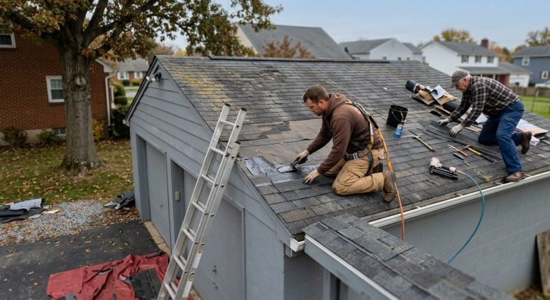 House Roof Repair in Waterford, MI