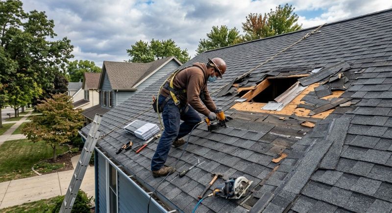 Roof Damage Repair in Rochester, MI