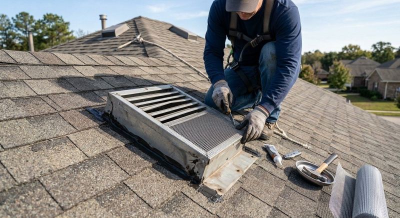 Roof Vent Flashing Repair in Oxford, MI