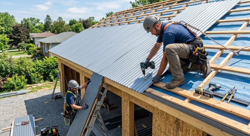 Sheet Roofing Installation in Armada, MI