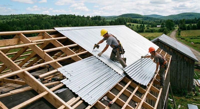Steel Roof Installation in Oxford, MI