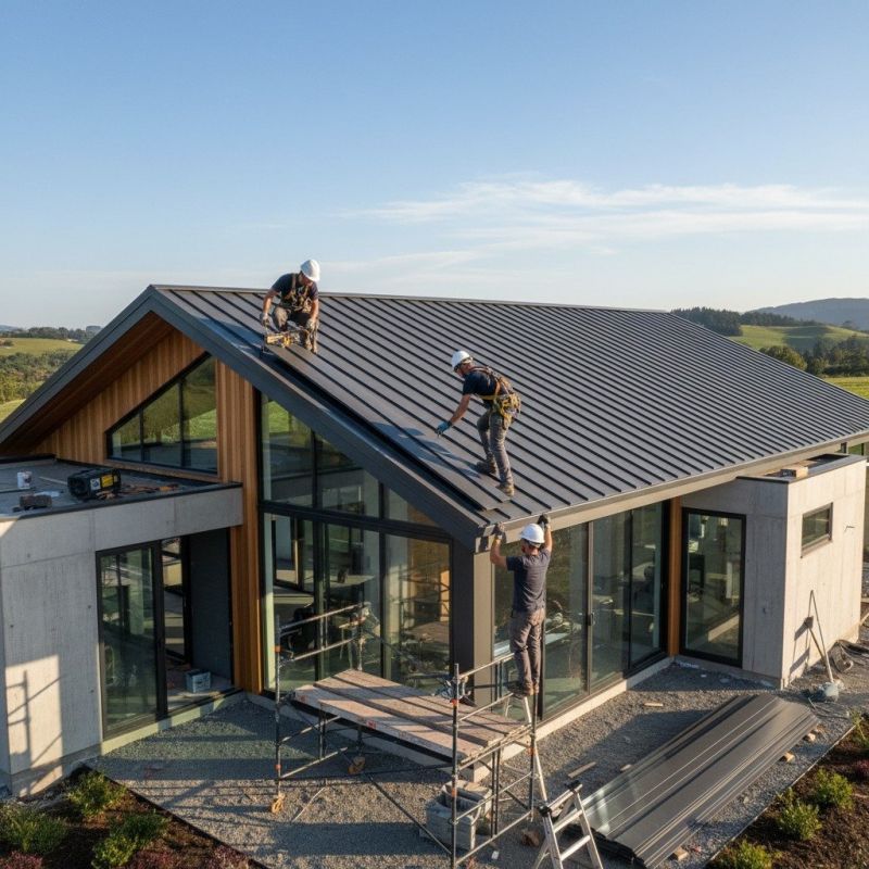 Steel Roof Replacement in Grand Blanc, MI
