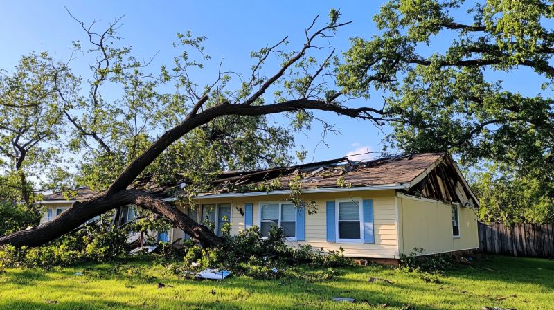 Storm Damage Roof Repair in Dryden, MI