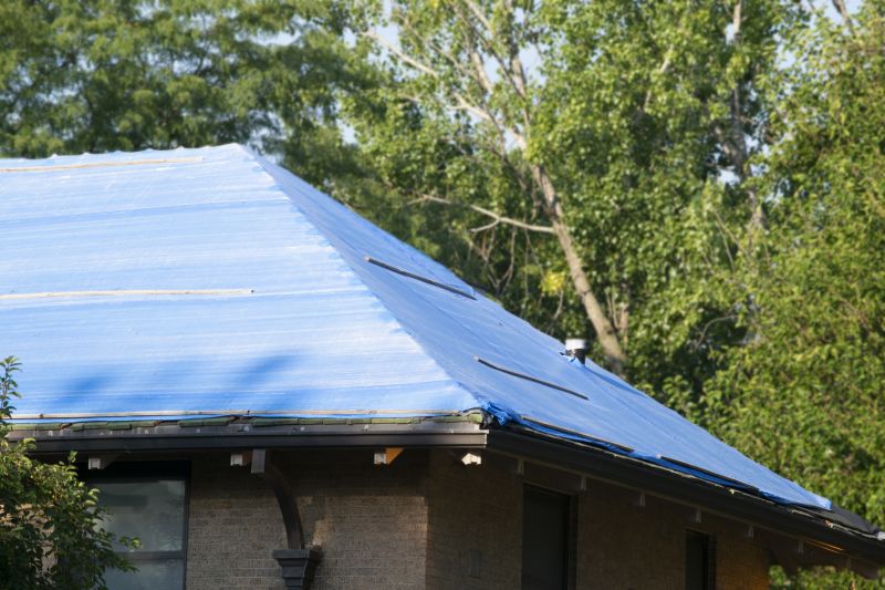Storm Damage Roof Tarping in Oxford, MI
